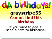 My birthday badge