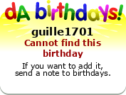 My birthday badge