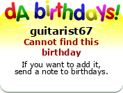 My birthday badge