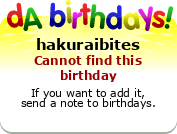 My birthday badge