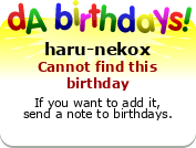 My birthday badge