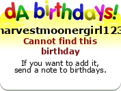 My birthday badge