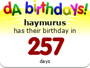My birthday badge