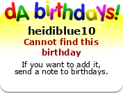 My birthday badge