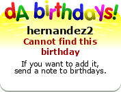 My birthday badge