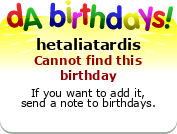 My birthday badge