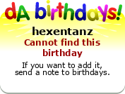 My birthday badge