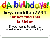 My birthday badge