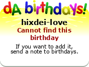 My birthday badge