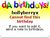 My birthday badge