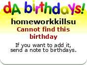 My birthday badge