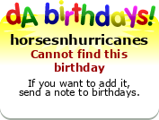 My birthday badge