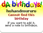 My birthday badge