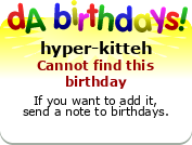My birthday badge