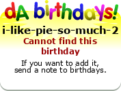 My birthday badge