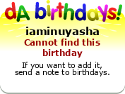 My birthday badge