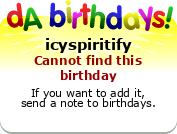 My birthday badge