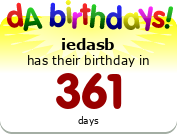 My birthday badge