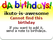 My birthday badge