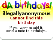 My birthday badge