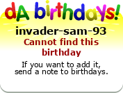 My birthday badge