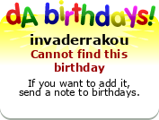 My birthday badge
