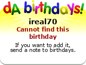 My birthday badge