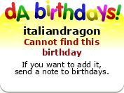 My birthday badge