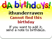 My birthday badge