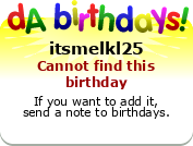My birthday badge