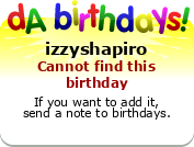 My birthday badge