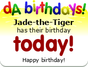My birthday badge