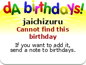 My birthday badge