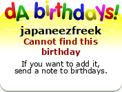 My birthday badge