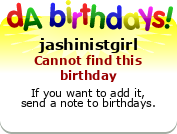 My birthday badge