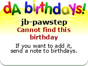 My birthday badge