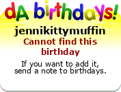 My birthday badge