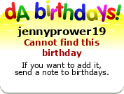 My birthday badge