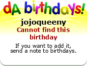 My birthday badge