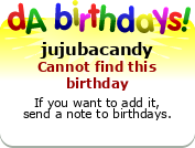 My birthday badge