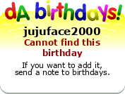 My birthday badge