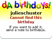 My birthday badge