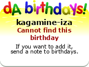 My birthday badge