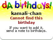 My birthday badge