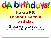 My birthday badge