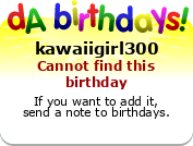 My birthday badge