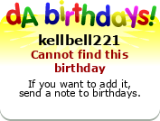 My birthday badge