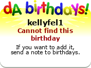 My birthday badge