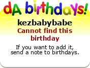 My birthday badge