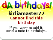 My birthday badge